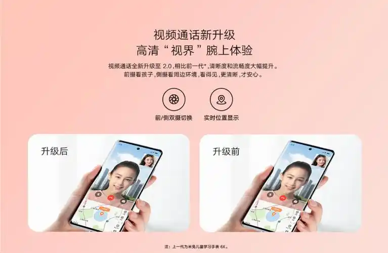 小米米兔儿童学习手表7x发布升级双频gps定位楼层定位ai算法