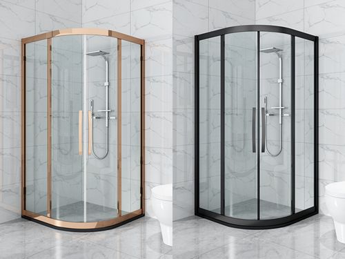 不锈钢淋浴房隔断定制圆弧简易干湿分离洗澡间整体整体淋浴房