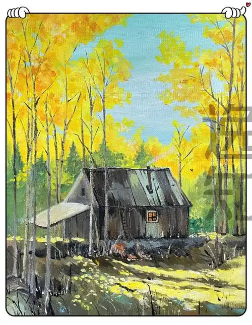 逸知教育 的想法: 绘画教师作品分享|丙烯画手绘|风景画 | … - 知乎