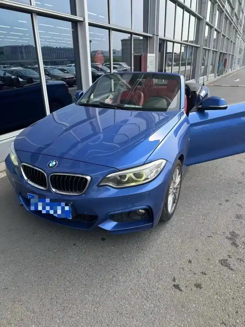 宝马2系敞篷 2016年9月宝马2202.0敞篷8万公里车 - 抖音