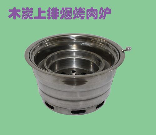 韩式炭火烤肉炉木炭烧烤炉子圆形烤肉锅商用煎肉烤盘碳烤炉
