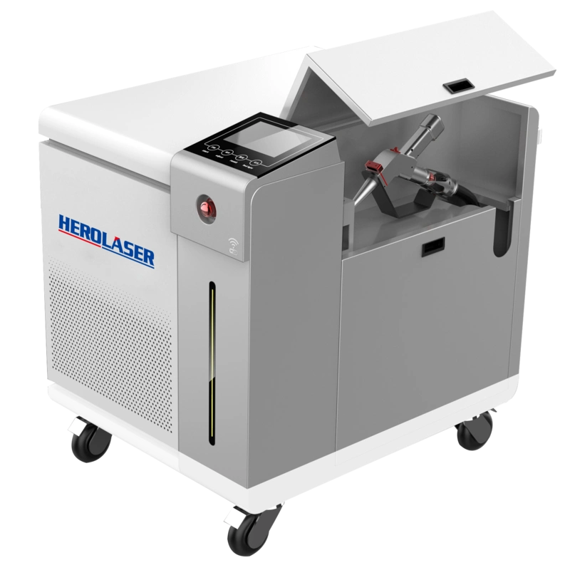 铭镭激光>手持式1500w激光焊接机,效率高,略胜几筹