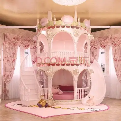 公主 韩式高低床双层床床床实木上下床多功能组合床 定金 其他 更多