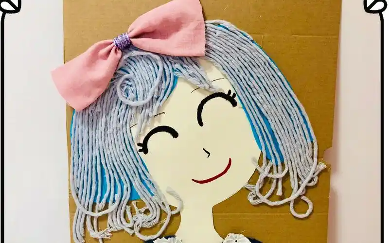 李卉老师带你做手工:人物拼贴画