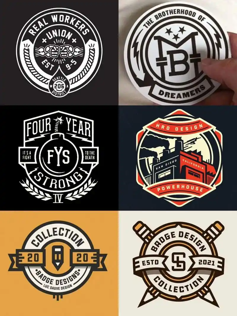 徽章logo设计|||●优质 ●最新 ●有创意的 ●品牌设计 - 抖音