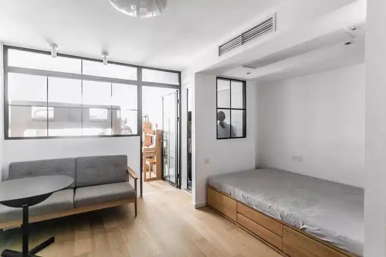 46㎡小户型一房改两房2娃家庭全屋收纳才用到50