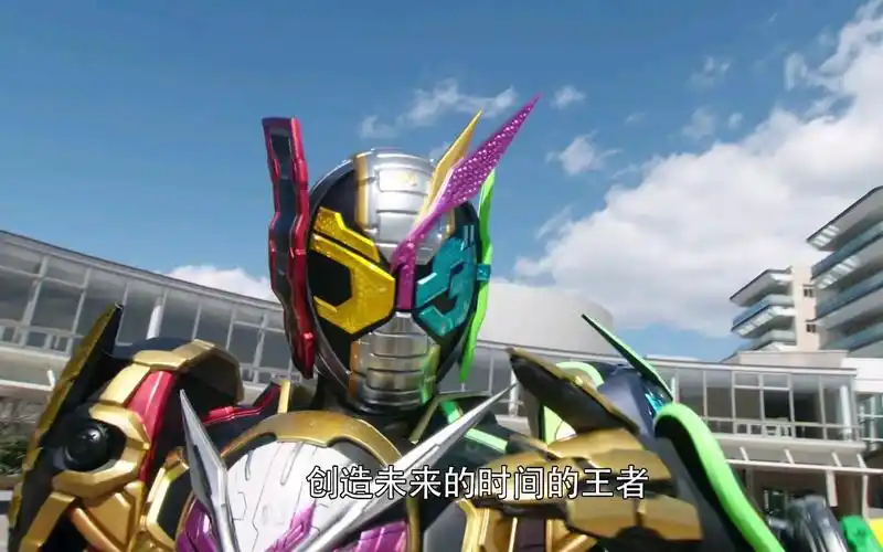 盘点假面骑士时王三阶变身&必杀,话先说在前头,胸前的脸只是装饰