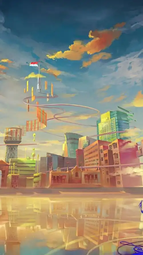 卡通城市壁纸