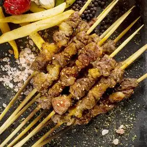 大庄园尚品牛肉串200g*6袋约60串新鲜冷冻半成品烧烤食材串串