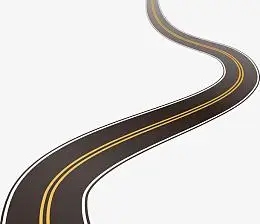 素材图pngpng矢量卡通弯曲道路图pngepspng弯曲的卡通道路素材图png