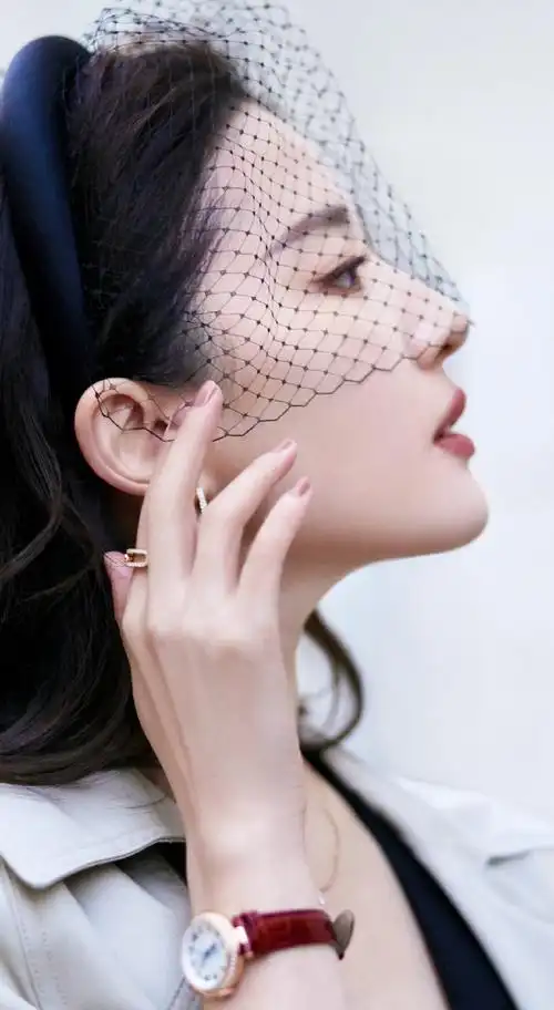 刘亦菲nba观赛##刘亦菲戴面纱