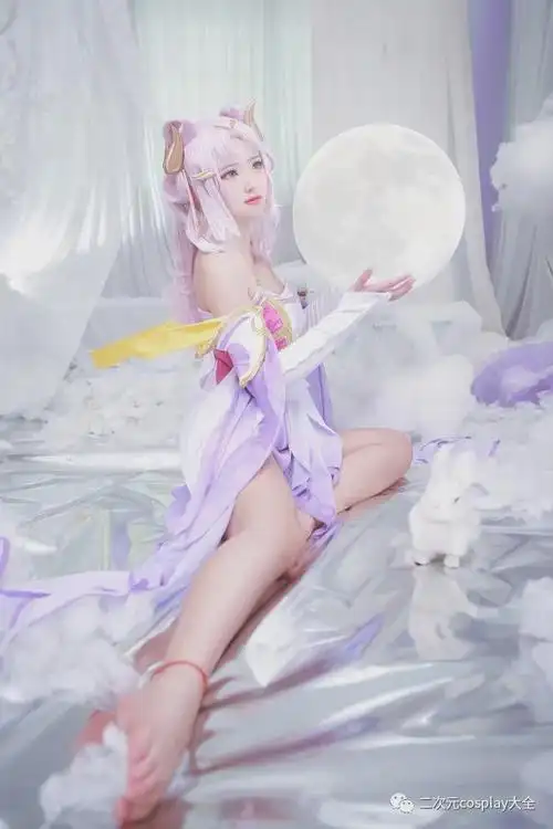 玉骨冰肌,《王者荣耀》嫦娥仙女cos,颜控表示受到了颜值暴击
