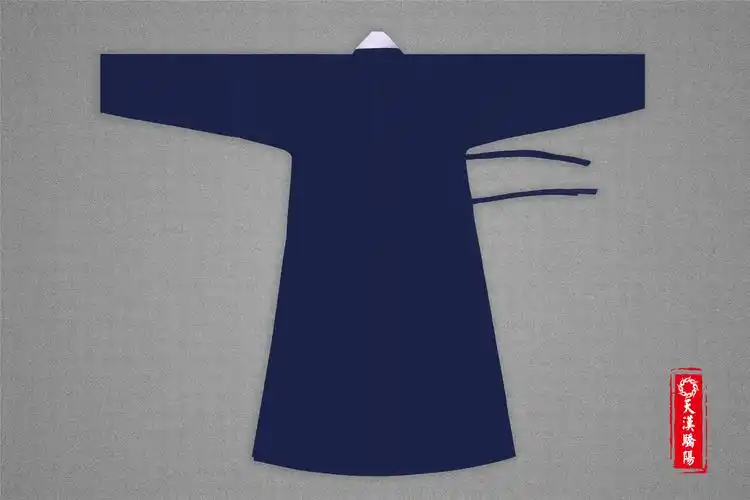 【天汉骄阳】五色衬裙,深蓝直裰,浅蓝直身上新