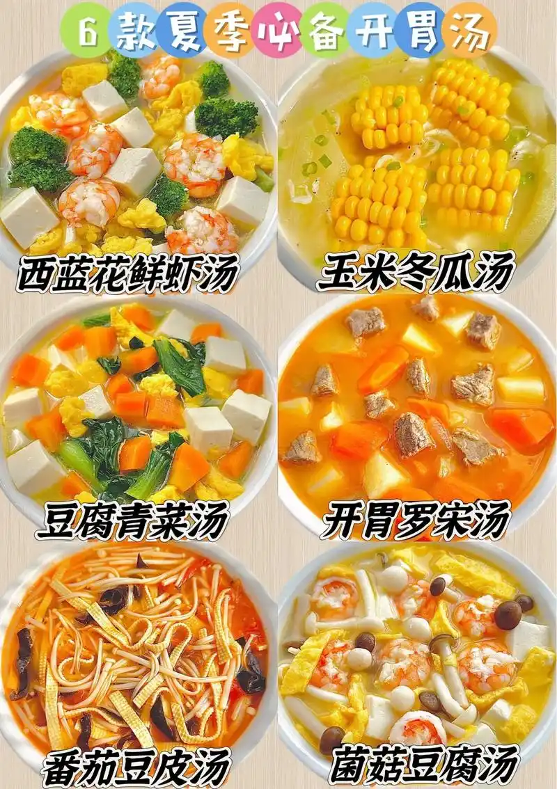 6款超好喝营养炖汤合集,简单易做,夏季容易没胃口,可以做点炖 - 抖音