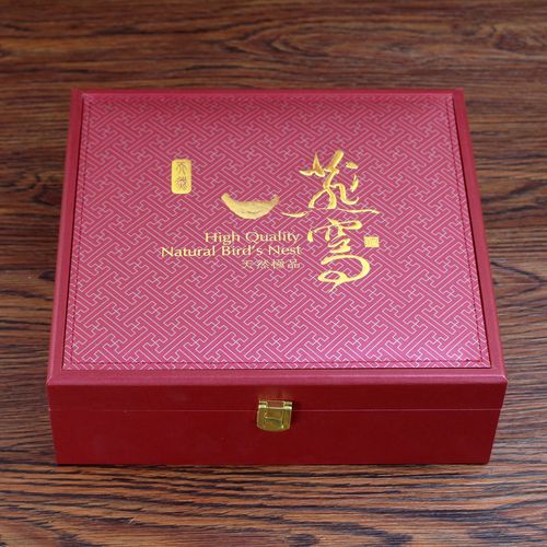 新款红色燕窝包装盒半斤装燕窝礼盒一斤装燕窝礼品盒空盒子包邮