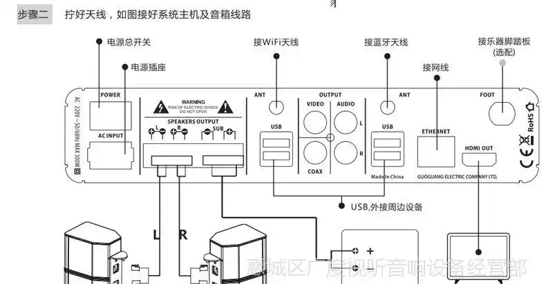 odak s1超级音响家庭影院套装 ktv家用客厅k歌设备 无线电视音箱