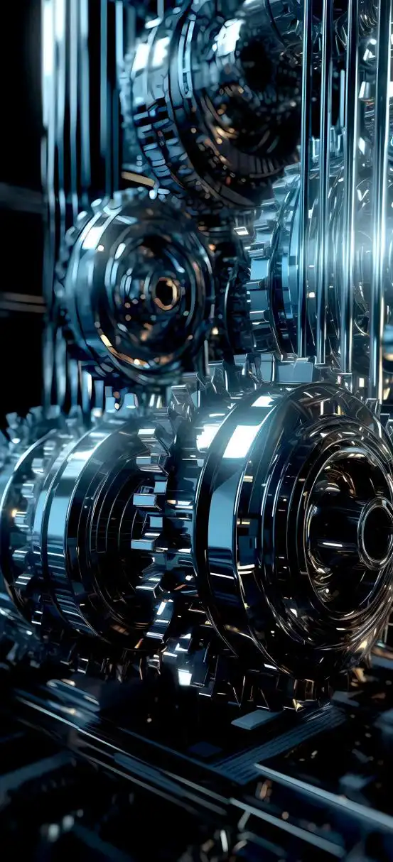 分享一组以齿轮为主的机械美图,细节丰富,有种未来的感觉.
