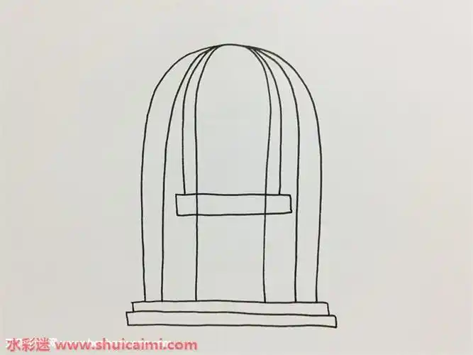 鸟笼子怎么画鸟笼子简笔画简单又漂亮彩色