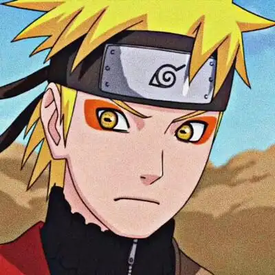 没九尾标准的鸣人动漫 男头 动漫男头 帅气鸣人