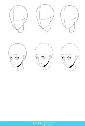 半侧面30的五官位置和画法
