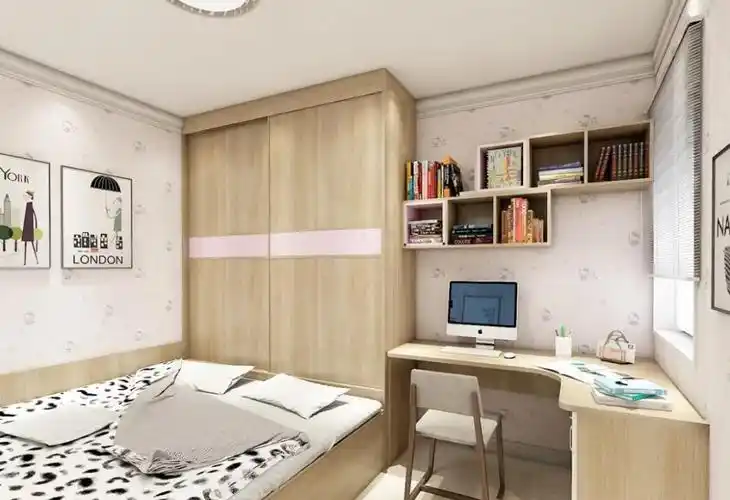 榻榻米衣柜组合家具设计效果图