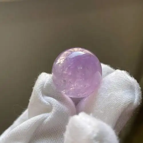 天然20mm巴西20薰衣草紫水晶圆珠单珠