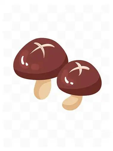 5手绘卡通香菇蔬菜可商用元素1512和尚蔬菜世界无肉日白菜萝卜辣椒