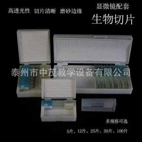 生物实验切片永久装片人体四大组织神经上皮结缔肌肉口腔植物细胞