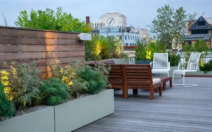 楼顶花园设计实景图(100个方的楼顶花园设计) - 月牙装修网