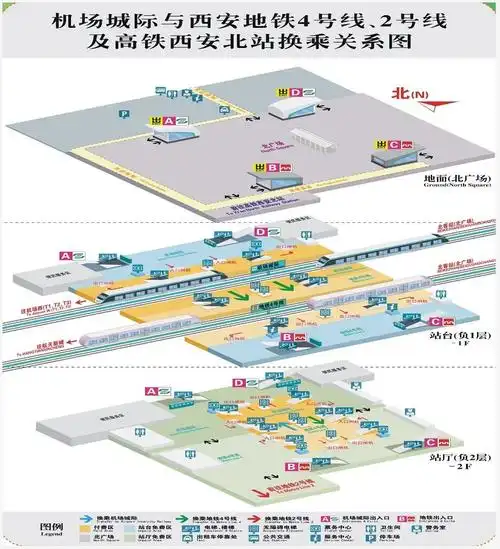 西安机场城际换乘指南一览