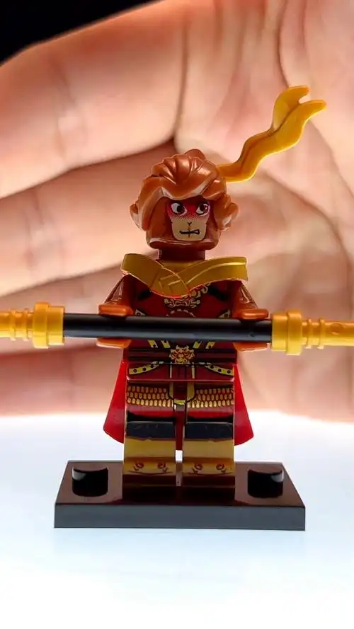 齐天大圣积木人仔拼搭#积木 #玩具 #乐高