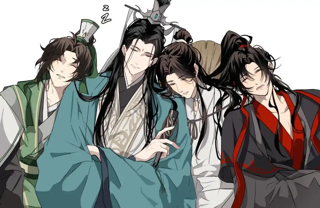 墨家三兄弟战损状态,沈清秋眼神悲伤,羡羡眼里没光,谢怜心好痛