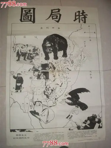 时局图【帝国主义瓜分中国】
