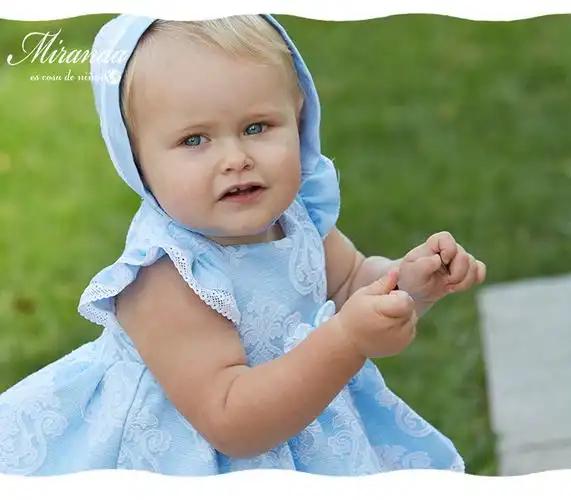 西班牙童装miranda宫廷复古公主女童 春夏连衣裙104生日周岁百天_7折