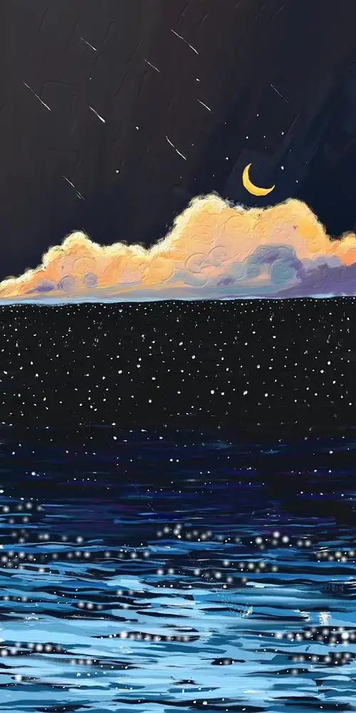 有没有那种暗色系的好看全面屏手机壁纸啊