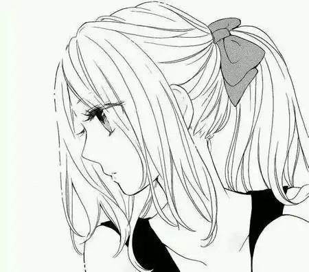 高冷女孩简笔画