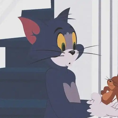 516猫和老鼠柴犬可爱情头情侣头像