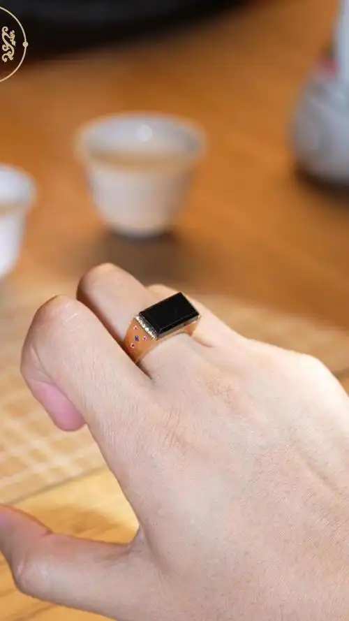 福盛隆墨翠戒指 | 低调,高贵,奢华,神秘