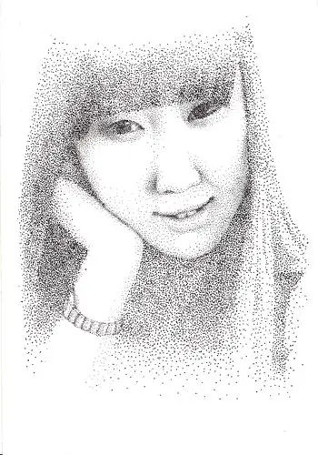 人像-黑白点彩|纯艺术|钢笔画|北郭先生 - 原创作品 - 站酷 (zcool)