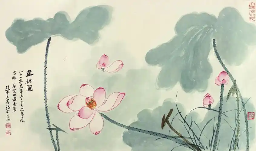 孙云生山水花鸟作品欣赏