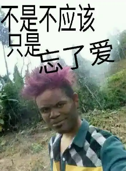 不是不应该 只是忘了爱