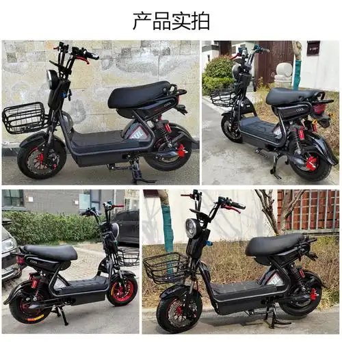 极酷电动车双碟刹油电瓶车青年学生男女外卖车新国标电动自行车