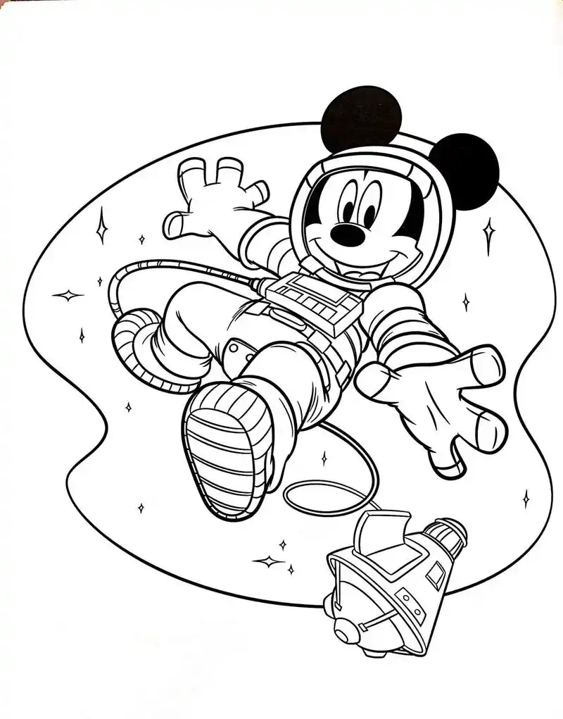 迪士尼动画线稿