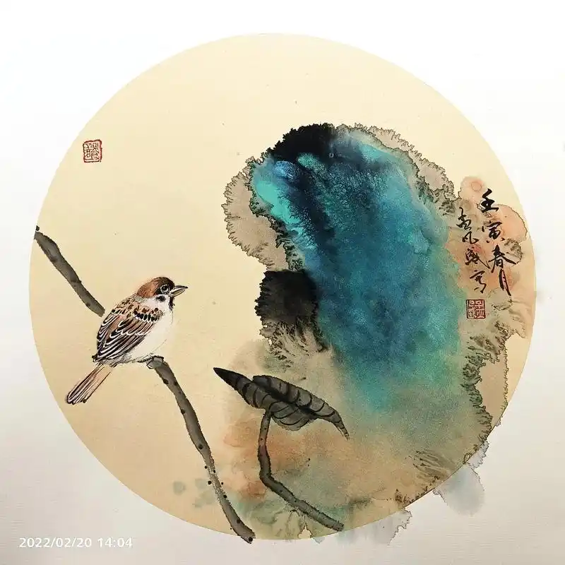 写意花鸟 #零基础学画画 #泼墨泼彩国画 #抖音小助手  - 抖音