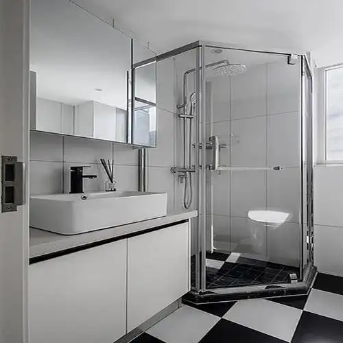 卫生间隔断——玻璃淋浴隔断