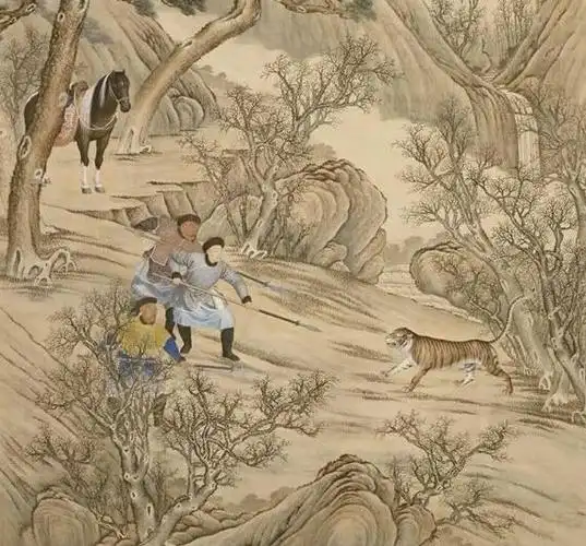 《乾隆狩猎图》藏有神奇动物,因清朝倒台几乎灭绝,现在很难恢复