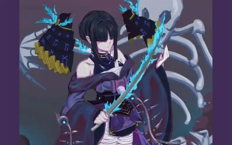 【板绘过程】阴阳师骨女同人_哔哩哔哩 (゜-゜)つロ 干杯~-bilibili