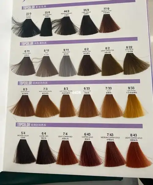 染发的姐妹快看色板全集