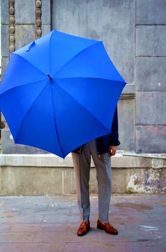 英国伦敦手工竹柄绅士伞高端男女自动晴雨伞竹节伞