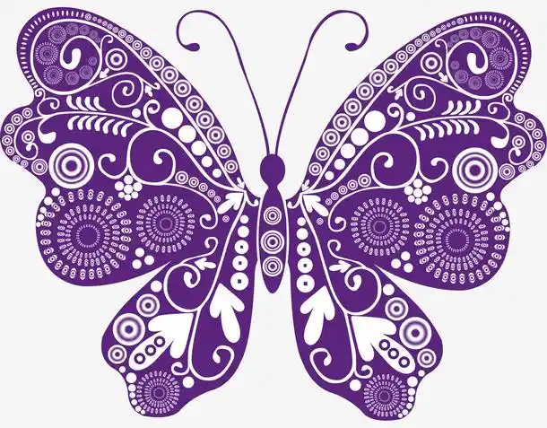 关键词 : 蝴蝶,时尚元素,创意设计,复古,紫色[声明] 觅元素所有素材为